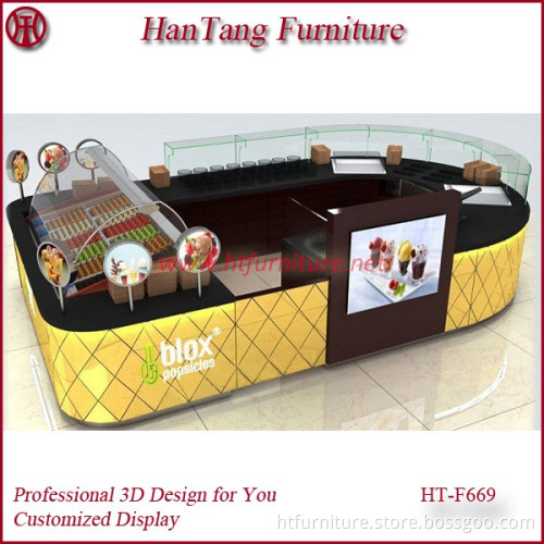 coffee kiosk coffee counter Cut the pain early 2016 stock